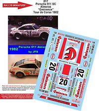 DECALS 1/43 REF 0817 PORSCHE
