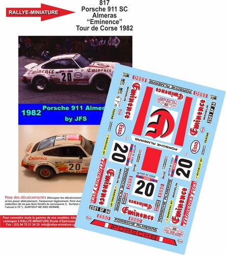 Decals ref 0817 porsche - ref,