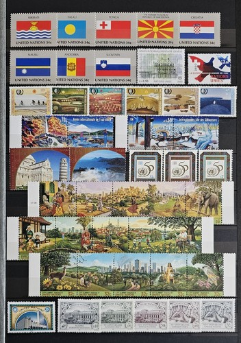 Timbres nations unies - timbres, lot
