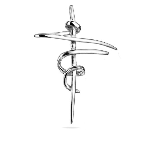 Collier religieux abstrait