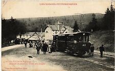 CPA Le Col de La SCHLUCHT - Arrivée du premier Train électrique (456068)