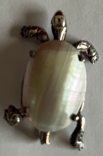 Epingle tortue nacre metal - epingle, nacre/