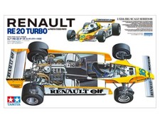 Tamiya 12033 F1 Course Voiture 1980 Renault RE-20 Turbo 1:12 Echelle Plastic De