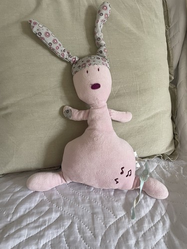 Doudou peluche chien rose - doudou,