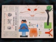 Carte à découper Fermier et