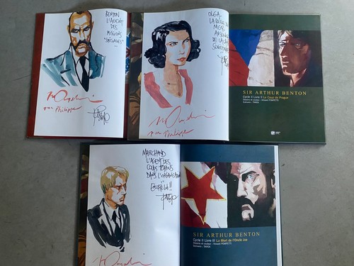 Lot dedicace sir arthur - lot, bd