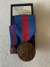 médaille Services Militaires Volontaires en Bronze poinçon avec sa réduction