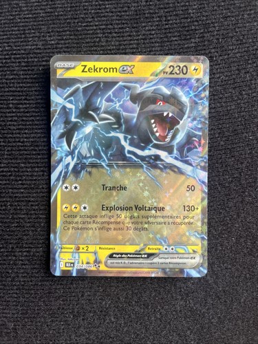 Carte pokemon zekrom - pokemon, ex