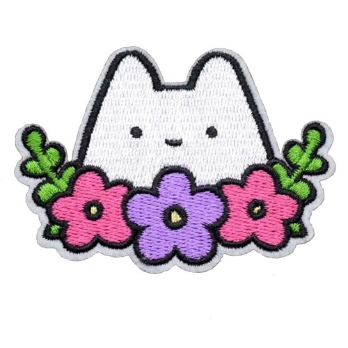 Patch écusson chat blanc - chat,