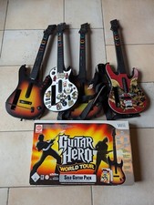 Lot coffret guitar hero wii - world tour metallica aerosmith