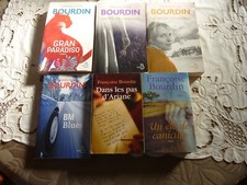 FRANCOISE  BOURDIN , 6 romans  , grand format , BELFOND   et  FRANCE  LOISIRS