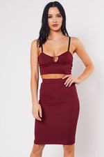 Amelia Crop Top and Midi Skirt