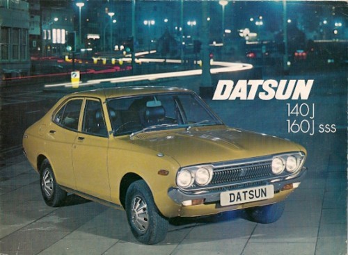 Datsun nissan violet - nissan, 1975-76