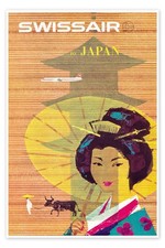 AFFICHE POSTER  Swissair
