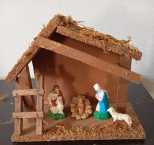 ANCIENNE CRECHE DEVINEAU GARNIE - Réf 50 -  état correct