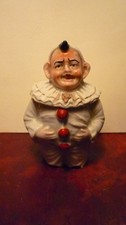 ancien moutardier ceramique figurine pierrot pot a moutarde