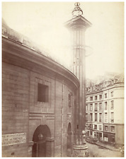 Pierre Emonts ou Emonds, halle au blé et colonne Médicis, Paris  Vintage print.
