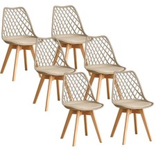 Lot de 6 chaises de salle à
