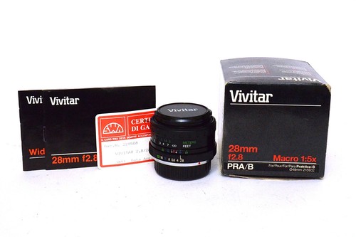 Objectif manuel vivitar 28mm - objectif,