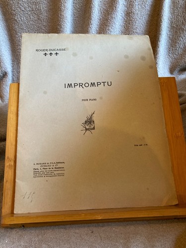 Roger ducasse impromptu pour - impromptu,