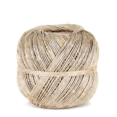 Ficelle lin naturel - lin, poli