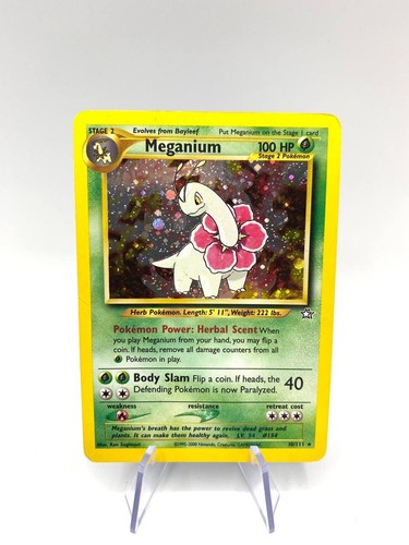Carte pokémon meganium rara - pokémon,