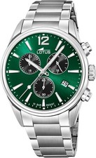 Montre Lotus Homme Chronographe Acier Cadran Vert 18690/4