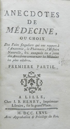 Tres rare anecdotes de - rare, :