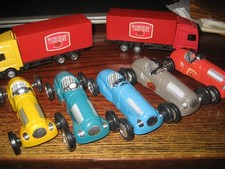 lot de 7 vehicules publicitaires bordeau chesnel 1/87 tres bon etat