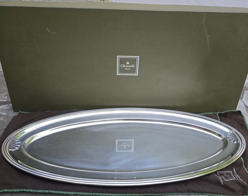 Christofle plat poisson - poisson, 70cm