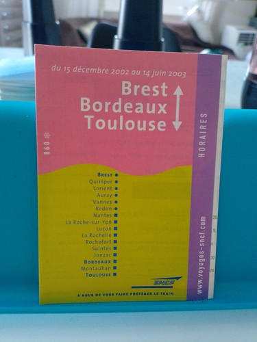 Horaires brest bordeaux - horaires,