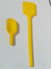 PLAYMOBIL ANCIENS UTILES JAUNES BOULANGERIE MÉDIÉVALE PELLES