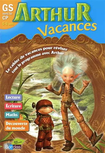 Cahier vacances arthur - cahier,