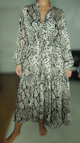 Robe chemise imprimé python - robe,
