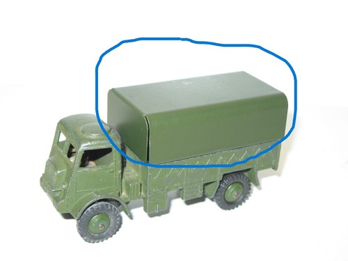 Dinky toys bache - dinky, capote