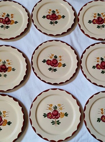 Assiettes dessert - 9, à
