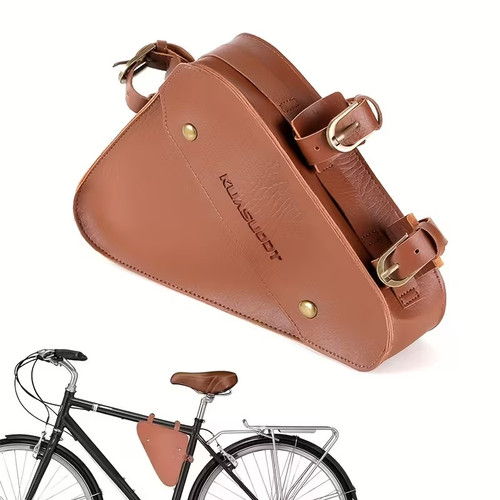 Sacoche cadre vélo marron - sacoche,