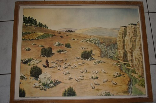 Ancienne affiche scolaire - affiche,