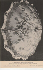 CPA OMBRELLE EN DENTELLE NOIRE