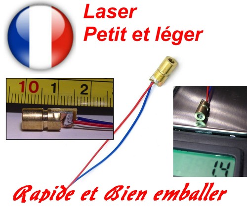 Diode laser 6mm dot - diode, 6mm,