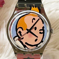 Montre à quartz Swatch Tintin 75th Anniversary édition limitée