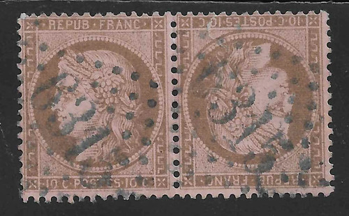 58c cérès 10 c - -, brun
