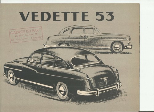 Ford vedette 1953 - ford,