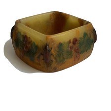 une coupe Walter et Bergé en pate de verre