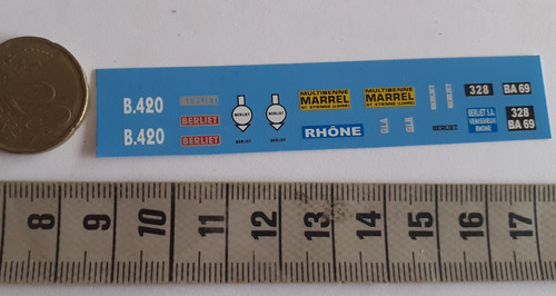 Décalcomanie décals 43 - décals, 1/43