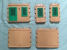 PLAYMOBIL LOT MUR / FENÊTRE / PORTE  / SAFARI/ WESTERN / CHATEAU / FERME N°Z8