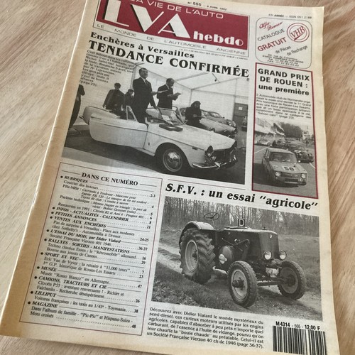 Vie auto n 555 1992 - de, n°555