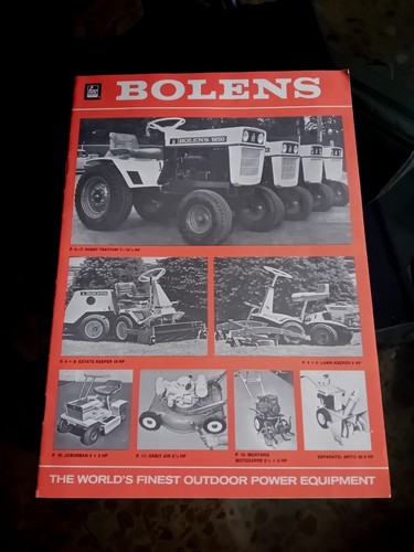 Brochure tracteurs bolens - brochure,
