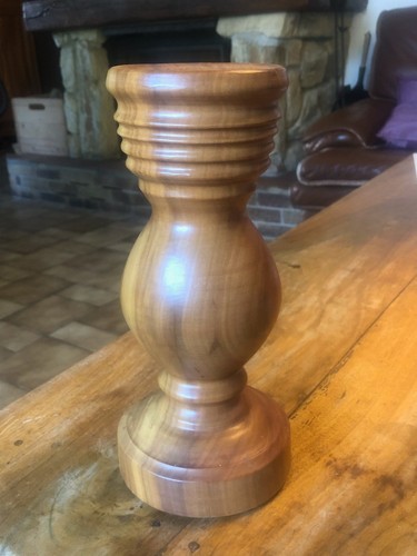 Bougeoir bois tourné - bougeoir, en