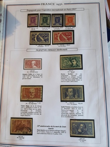 Timbres france pages - timbres,